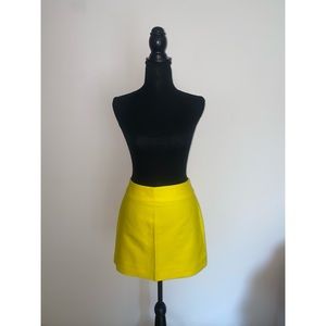 J Crew Yellow Skirt
